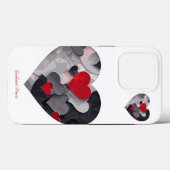 Gesuchte Herzen Case-Mate iPhone Hülle (Rückseite (Horizontal))