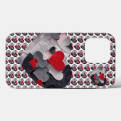 Gesuchte Herzen Case-Mate iPhone Hülle (Rückseite (Horizontal))