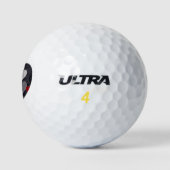 Gesuchte Herzen Golfball (Logo)