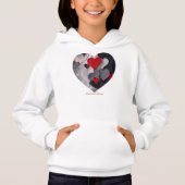 Gesuchte Herzen Hoodie (Vorderseite)