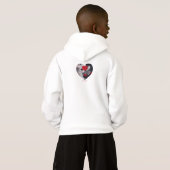 Gesuchte Herzen Hoodie (Schwarz voll)