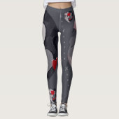 Gesuchte Herzen Leggings (Vorderseite)