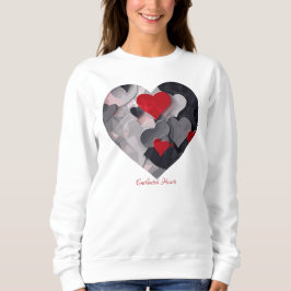 Gesuchte Herzen Sweatshirt