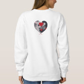 Gesuchte Herzen Sweatshirt (Rückseite)