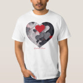 Gesuchte Herzen T-Shirt (Vorderseite)