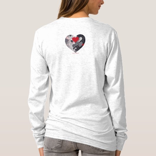 Gesuchte Herzen T-Shirt (Rückseite)