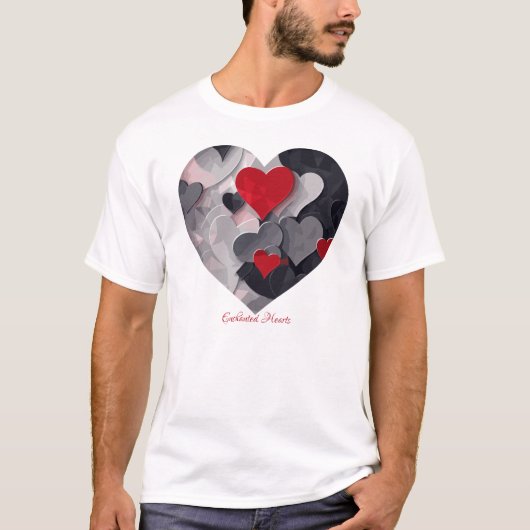 Gesuchte Herzen T-Shirt (Vorderseite)