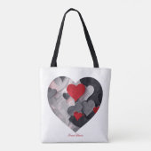 Gesuchte Herzen Tasche (Rückseite)