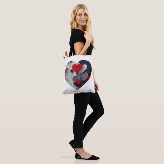 Gesuchte Herzen Tasche (Am Model)