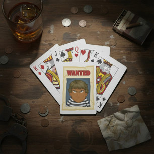 Gesuchte Person Spielkarten