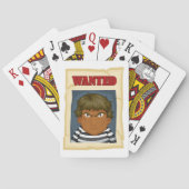 Gesuchte Person Spielkarten (Rückseite)
