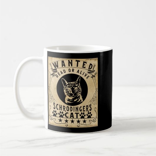 Gesuchte Regierungsbehörde Oder Lebendig Schröding Kaffeetasse (Links)