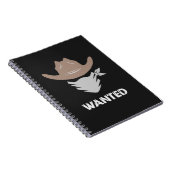 Gesuchter Western-Outlaw-Cowboy Notizblock (Rechte Seite)