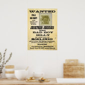 Gesuchtes Plakat (Küche)
