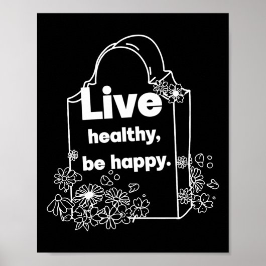 Gesund leben poster (Vorne)