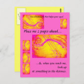 Gesunde Augen - Lesezeichen für Leser Postkarte (Vorne/Hinten)