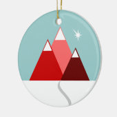 Gesunde Berge Keramik Ornament (Links)