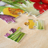 Gesunde bunte Veggie-Auswahl Puzzle (Seite)