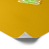 Gesunde Burger-Pyramide Poster (Ecke)