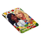 Gesunde Ernährung flexibler Magnet (Rechte Seite)