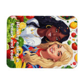 Gesunde Ernährung flexibler Magnet (Horizontal)