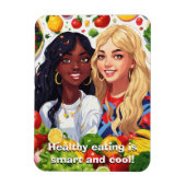 Gesunde Ernährung flexibler Magnet (Vertikal)