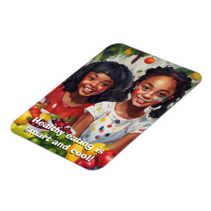 Gesunde Ernährung flexibler Magnet