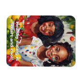 Gesunde Ernährung flexibler Magnet (Horizontal)