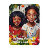 Gesunde Ernährung flexibler Magnet (Vertikal)