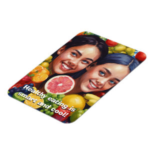 Gesunde Ernährung flexibler Magnet