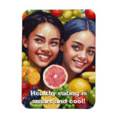 Gesunde Ernährung flexibler Magnet (Vertikal)