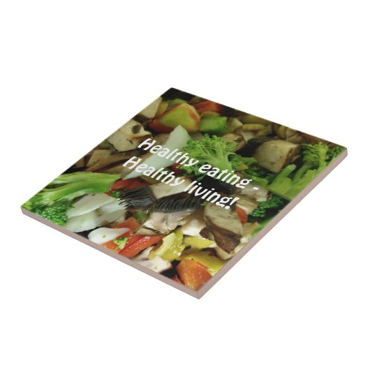 Gesunde Ernährung Fliese (Seite)