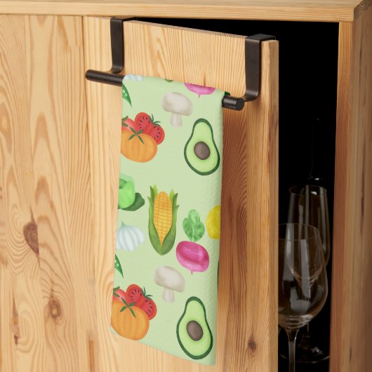 Gesunde Ernährung Geschirrtuch (Drittel gefaltet)
