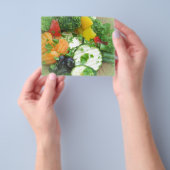 Gesunde Ernährung Hintergrund Flyer (Gruppe)