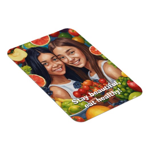 Gesunde Ernährung Magnet (Rechte Seite)