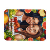 Gesunde Ernährung Magnet (Horizontal)