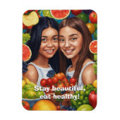 Gesunde Ernährung Magnet (Vertikal)