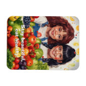 Gesunde Ernährung Magnet (Horizontal)