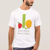 Gesunde Ernährung - Neujahrsentschließung T-Shirt (Vorderseite)