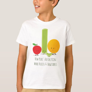 Gesunde Ernährung - Neujahrsentschließung T-Shirt