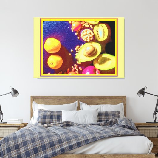 "Gesunde Ernährung" Niedliches Foto. Jetzt kaufen Leinwanddruck (Insitu (Schlafzimmer))