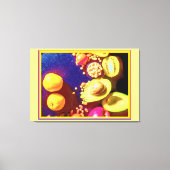 "Gesunde Ernährung" Niedliches Foto. Jetzt kaufen Leinwanddruck (Vorderseite)