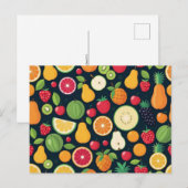 Gesunde Ernährung, Postkarte (Vorne/Hinten)