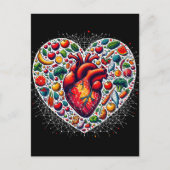 Gesunde Ernährung, Postkarte (Vorderseite)