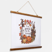 Gesunde Ernte - Herbstprävention fördern Wandteppich Mit Holzrahmen (Gewinkelt)