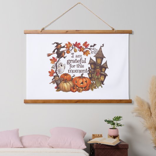 Gesunde Ernte - Herbstprävention fördern Wandteppich Mit Holzrahmen (Schlafzimmer)