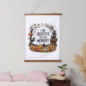 Gesunde Ernte - Herbstprävention fördern Wandteppich Mit Holzrahmen (Schlafzimmer)