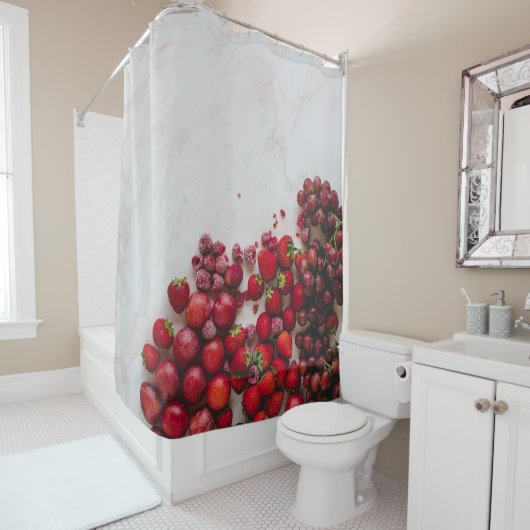 Gesunde Früchte Duschvorhang (Beispiel)