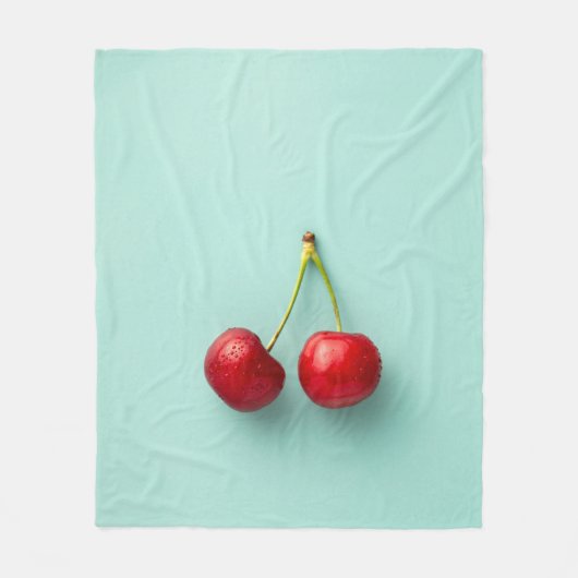 Gesunde Früchte Fleecedecke (Vorderseite)