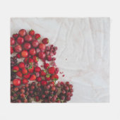 Gesunde Früchte Fleecedecke (Vorderseite (Horizontal))